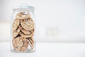 Store your cookies in an air tight container so they keep longer. 